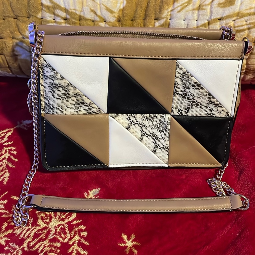 Alfani Women's Dowel Patchwork Crossbody